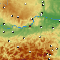 Nearby Forecast Locations - Мельк - карта