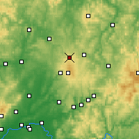 Nearby Forecast Locations - Ульрихштайн - карта