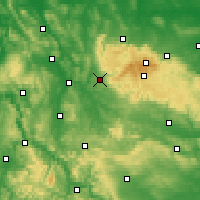 Nearby Forecast Locations - Остероде-ам-Харц - карта