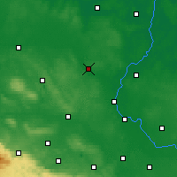 Nearby Forecast Locations - Хальденслебен - карта