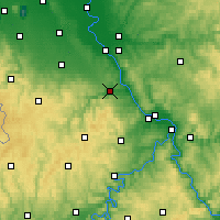 Nearby Forecast Locations - Бад-Нойенар-Арвайлер - карта