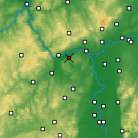 Nearby Forecast Locations - Ингельхайм-ам-Райн - карта