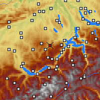 Nearby Forecast Locations - Энтлебух - карта