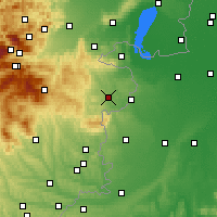 Nearby Forecast Locations - Оберпуллендорф - карта