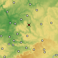 Nearby Forecast Locations - Швебиш-Халль - карта