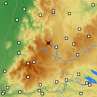 Nearby Forecast Locations - Санкт-Георген-им-Шварцвальд - карта