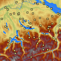 Nearby Forecast Locations - Йона - карта
