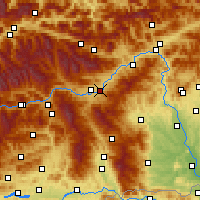 Nearby Forecast Locations - Книттельфельд - карта