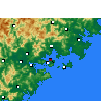 Nearby Forecast Locations - Сямынь аэропорт - карта