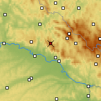 Nearby Forecast Locations - Баварский Лес - карта