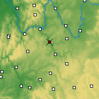 Nearby Forecast Locations - Таубербишофсхайм - карта