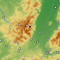Nearby Forecast Locations - Мюнстер - карта