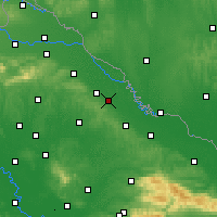 Nearby Forecast Locations - Джюрджевац - карта
