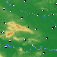 Nearby Forecast Locations - Ораховица - карта