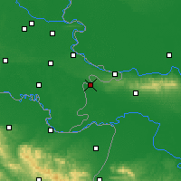Nearby Forecast Locations - Tovarnik - карта