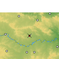 Nearby Forecast Locations - Bhainsa - карта