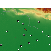 Nearby Forecast Locations - Chanpatia - карта