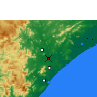 Nearby Forecast Locations - Hinjilicut - карта