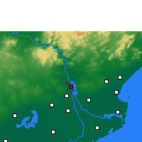 Nearby Forecast Locations - Kovvur - карта