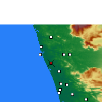 Nearby Forecast Locations - Kunnamkulam - карта