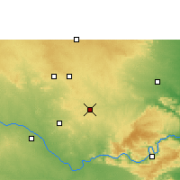 Nearby Forecast Locations - Nagarkurnool - карта