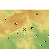 Nearby Forecast Locations - Pandhurna - карта