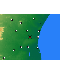 Nearby Forecast Locations - Panruti - карта