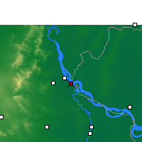 Nearby Forecast Locations - Paschim Punropara - карта