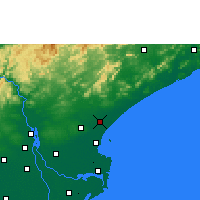 Nearby Forecast Locations - Pithapuram - карта