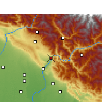 Nearby Forecast Locations - Ришикеш - карта