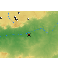 Nearby Forecast Locations - Sanawad - карта