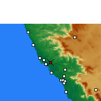 Nearby Forecast Locations - Taliparamba - карта