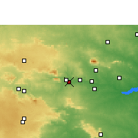 Nearby Forecast Locations - Tenudam-cum-Kathara - карта