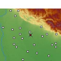 Nearby Forecast Locations - Thakurdwara - карта