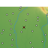 Nearby Forecast Locations - Thana Bhawan - карта
