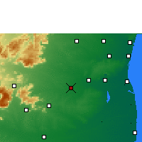Nearby Forecast Locations - Tittakudi - карта