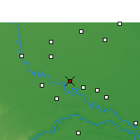 Nearby Forecast Locations - Tundla - карта