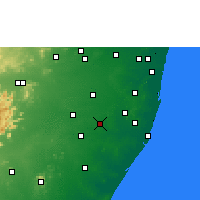 Nearby Forecast Locations - Uthiramerur - карта