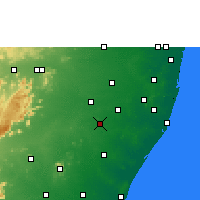 Nearby Forecast Locations - Vandavasi - карта