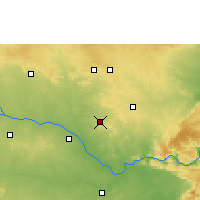 Nearby Forecast Locations - Wanaparthy - карта