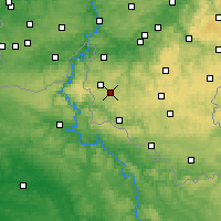 Nearby Forecast Locations - Bièvre - карта