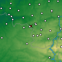 Nearby Forecast Locations - Merbes-le-Château - карта