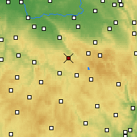 Nearby Forecast Locations - Chotěboř - карта