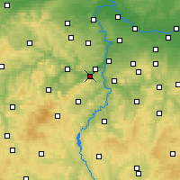 Nearby Forecast Locations - Добржиховице - карта