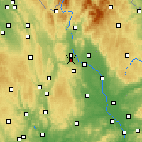 Nearby Forecast Locations - Loštice - карта