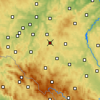 Nearby Forecast Locations - Непомук - карта
