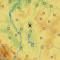 Nearby Forecast Locations - Planá nad Lužnicí - карта