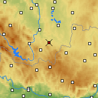 Nearby Forecast Locations - Тргове-Свини - карта