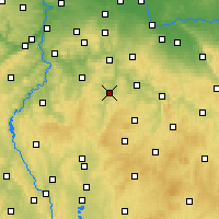 Nearby Forecast Locations - Влашим - карта