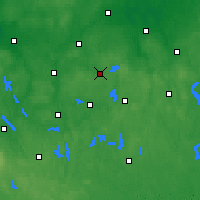 Nearby Forecast Locations - Езёраны - карта